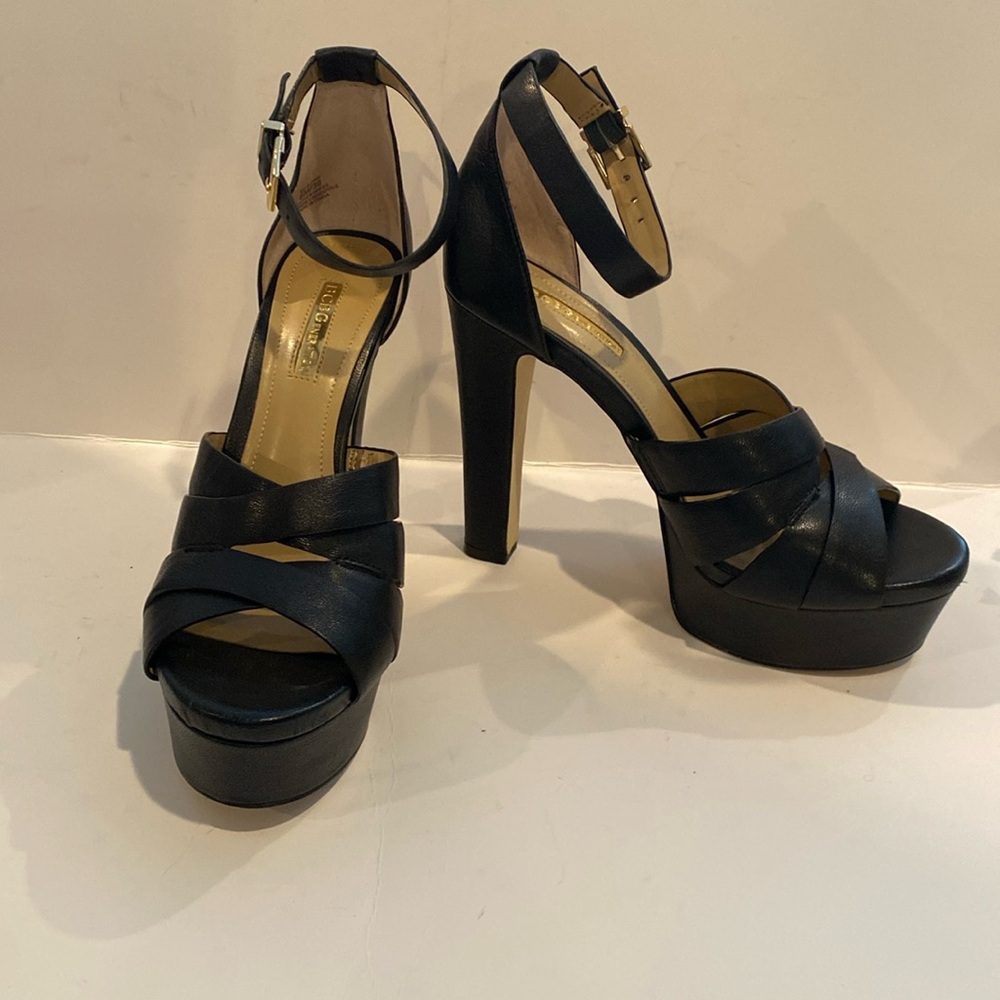 BCBG Black size 8 platform heel. Worn once.
